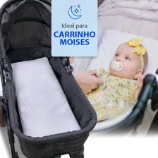 Colchonete Carrinho Moises De BebĂȘ Capa Em Malha Impermeavel BF ColchĂ”es Foto mini 2
