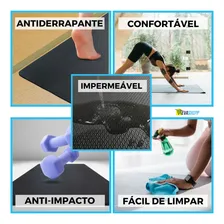 Colchonete Eva Tapete Yoga Academia Fitness Exercícios 10mm Cor Amarelo Foto mini 2