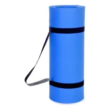 Colchonete Tapete Yoga Pilates Ginastica Exercicios Fitnes Cor Azul Foto mini 2