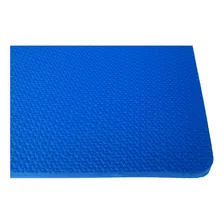 Colchonete Tapete Yoga Pilates Ginastica Exercicios Fitnes Cor Azul Foto mini 4