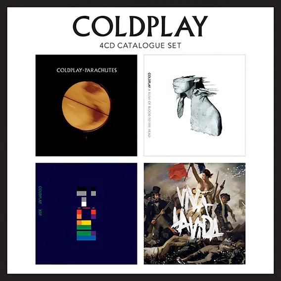 Coldplay - 4 Cd Catalogue Set ( Box 4 Cds / Lacrado ) Foto 1
