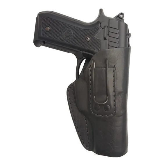 Coldre Couro Velado Tático Pt100 Md6 Md7 Pt1911 Colt Destro Foto 1