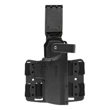 Coldre Glock G17 G19 G22 G23 Tático Ostensivo Perna / Destro Cor Preto Foto mini  3