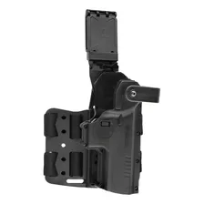 Coldre Glock G17 G19 G22 G23 Tático Ostensivo Perna / Destro Cor Preto Foto  mini 1