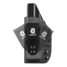 Coldre Invictus Glock Kydex Canhoto Velado G26 G27 G28 Foto mini  2