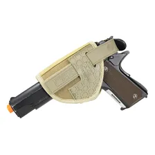 Coldre Mini Caqui Modular Tático Airsoft Militar Cia Militar Orientação Da Mão Canhoto Foto mini  2