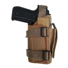 Coldre Modular Universal Molle Tático Verde Oliva Tan Coyote Orientação da mão Destro Foto mini  2
