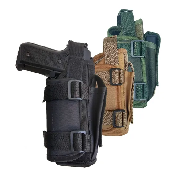 Coldre Modular Universal Molle Tático Verde Oliva Tan Coyote Orientação da mão Destro Foto 1