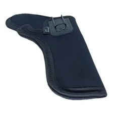 Coldre Neoprene 6 Polegadas 6 Tiros Revolver 38 Destro Preto Foto mini 3