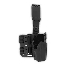 Coldre Perna Universal Robocop Coxa Pistola Glock Pt Th S&w Foto  mini 1