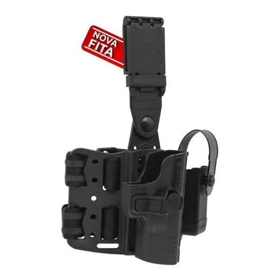 Coldre Pistola Perna Coxa PolĂmero BĂ©lica Pro Sr2 Foto 1