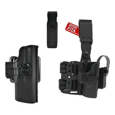 Coldre Pistola Perna Coxa PolĂmero BĂ©lica Pro Sr2 Foto mini 3