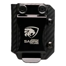 Coldre + Porta Carregador Sabre Taurus Pt638 Pro Destro Cor Preto Fibra De Carbono Foto mini 2