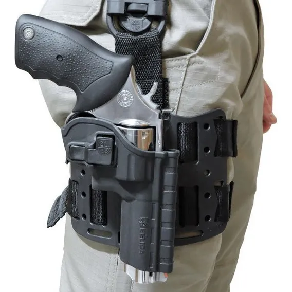 Coldre Revolver 38 PolĂmero Perna Coxa 6 Tiros Taurus BĂ©lica Foto 1