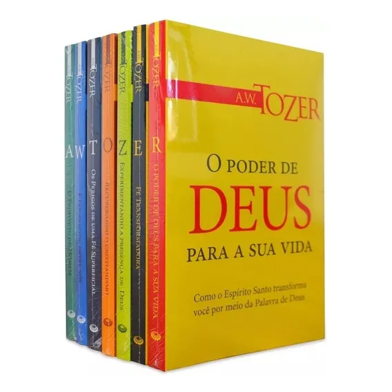Coleção Completa Vida Cristã - A.W. Tozer (7 Livros), de A. W. Tozer. Editora Graça Editorial, capa mole em português Foto 1