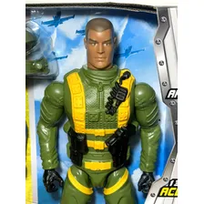 Coleção Conjunto 4 Bonecos Articulados Profissões Com Acessórios - Boneco Menino Estilo Max Steel Profissão - Members Mark : Explorador Da Natureza + Piloto De Avião Caça + Bombeiro + Astronauta Foto mini 4