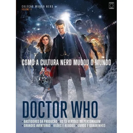 Coleção Mundo Nerd Volume 5: Doctor Who, de Editora Europa. Editorial Editora Europa Ltda., capa mole em português, 2018 Foto 1