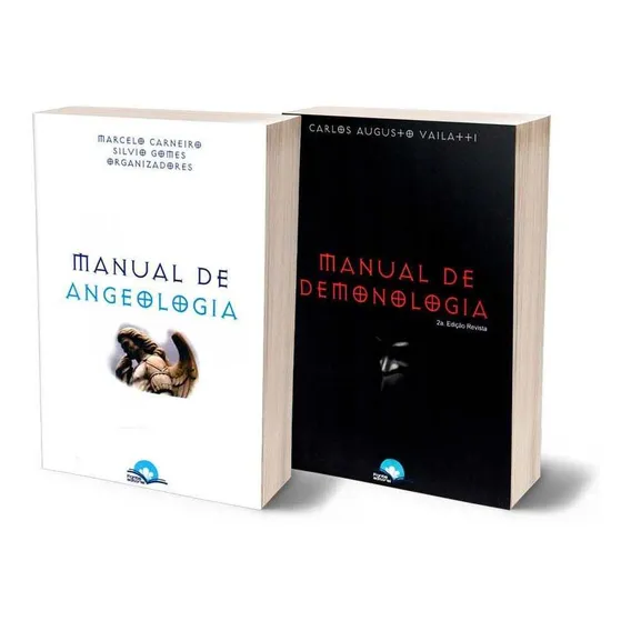 Coleção 2 Livros Sobre Angeologia E Demonologia Manual Foto 1