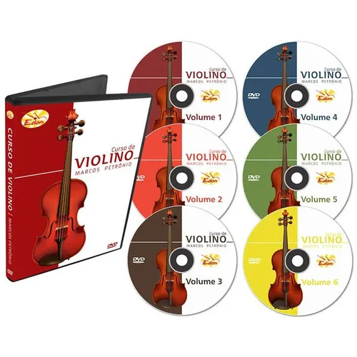Coleção curso violino em 6 Dvds original edon Foto 1