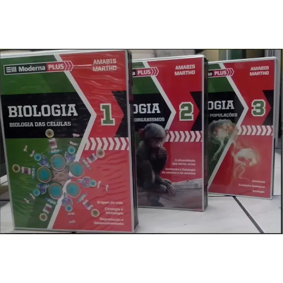 Coleção De Biologia - Amabis E Martho - 3ªed. - Moderna Plus Foto 1
