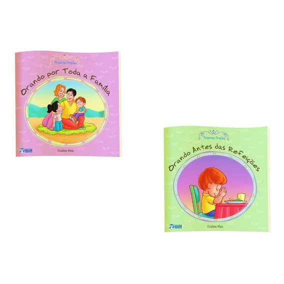 Coleção Pequenas Orações - 4 Livros - Orando Antes Foto 1