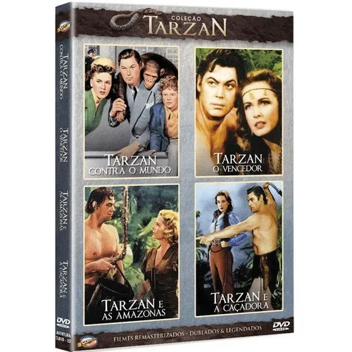 Coleção Tarzan Iii - Box Com 2 Dvds - Johnny Weissmuller Foto 1