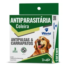 Coleira Anti Pulgas Carrapatos Cães Antiparasitária Foto mini 1