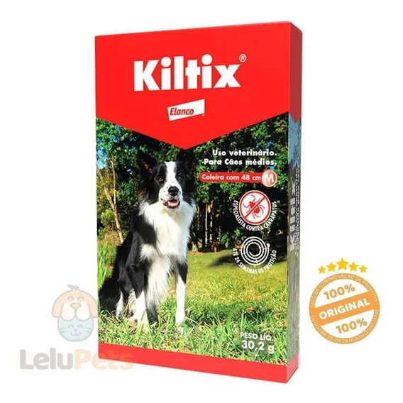 Coleira Anti Pulgas Kiltix Porte Medio Com 48 Cm Foto 1