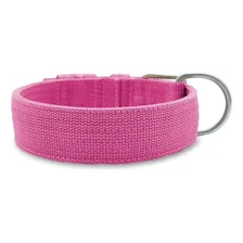 Coleira Cachorro Grande Pitbull Rottweiler Bulldogue - Fit Cor Rosa Tamanho da coleira G Foto mini 3