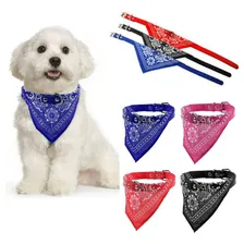 Coleira Para Cachorro, Bandana Pet, Kit Com 2 Cores M Cor Preto/azul Coleira Bandana Foto mini  2