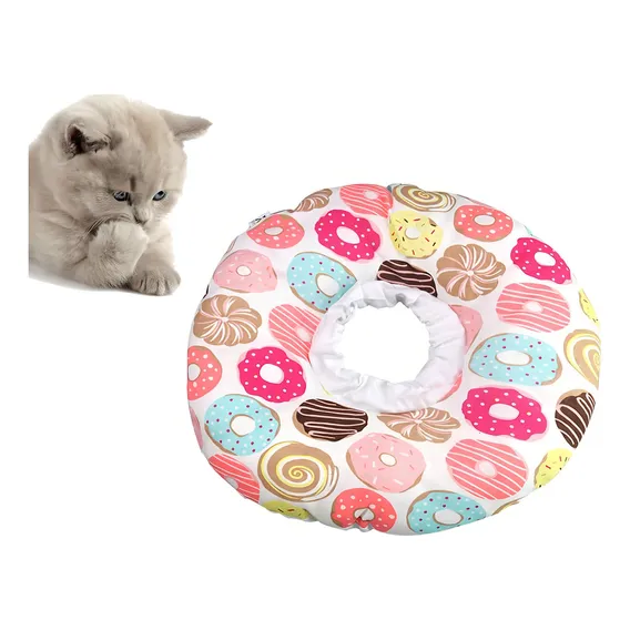 Coleira para gatos elisabetana Coleira para cães elisabetana Coleira para cães Cor S Coleira elisabetana multicolorida S Foto 1
