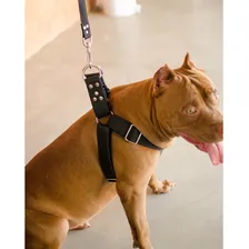 Coleira Peitoral Cachorro Guia Antipuxao Doberman Pit Bull Foto  mini 1