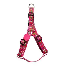 Coleira Peitoral Para Cachorro Pet Snoopy Pink Flower G Foto mini 2