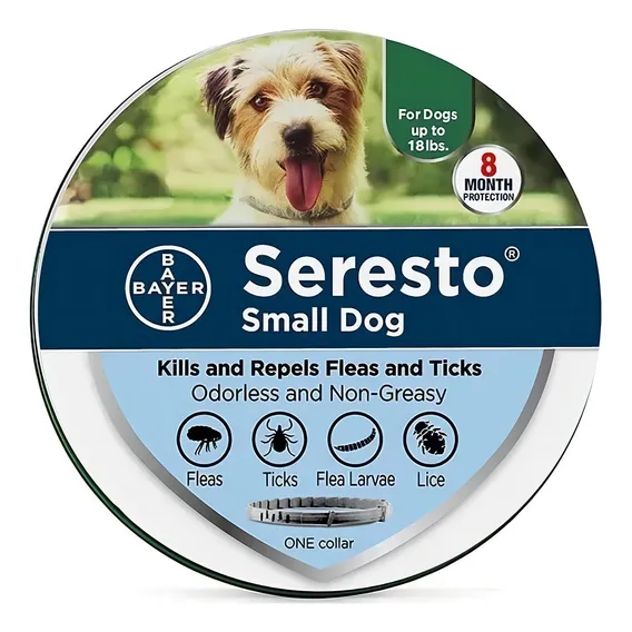 Coleira Seresto Anti Carrapatos E Pulgas Até 8 Kg Bayer Foto 1