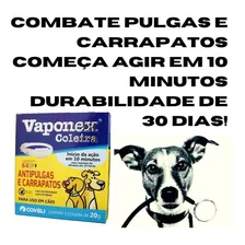 Coleira Vaponex Cães Antipulgas E Carrapatos -kit Com 3 Foto mini 4