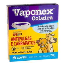 Coleira Vaponex Cães Antipulgas E Carrapatos -kit Com 3 Foto mini 3