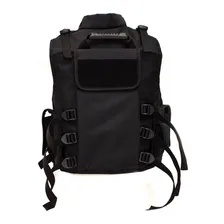Colete Airsoft - Colete Tatico Preto - Escolta Segurança Kit Foto mini 4