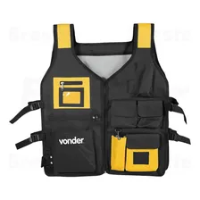 Colete Porta Ferramentas Profissional Reforçado Cl013 Vonder Foto mini 2