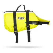 Colete Salva-vidas Ativa Para Animais Pet Vest - Amarelo - G Foto  mini 1