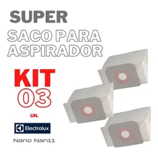 Coletor Saco Aspirador De P贸 Electrolux Nano Na11 Kit C/03 Foto mini 3