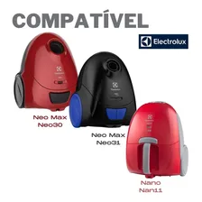 Coletor Saco Aspirador De P贸 Electrolux Nano Na11 Kit C/03 Foto mini 4