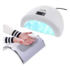 Coletor Sugador Aspirador P贸 + Cabine Sun 1s Led/uv 48w Cor Branco 220v Foto mini 1