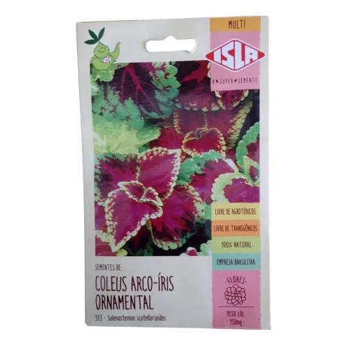 Coleus Arco Íris Sortido 0,15g -500 Sementes Aproximadamente Foto 1