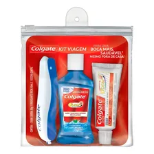 Colgate Kit Viagem Creme 30g + Enxaguante 60ml + Escova Foto mini 1