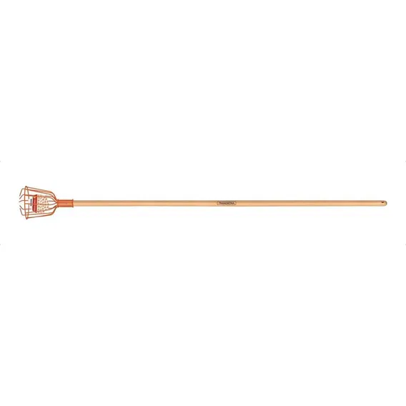 Colhedor Frutas Metalico Tam 15 Cabo Madeira 150 Cm Foto 1
