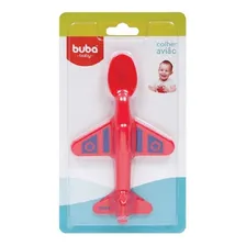Colher Avião Cores Vermelho Buba Foto mini 1