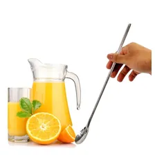 Colher Bailarina Inox Drinks Coquetel Jarra De Suco 30cm Foto mini 3