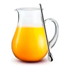 Colher Bailarina Inox Drinks Coquetel Jarra De Suco 30cm Foto mini 4