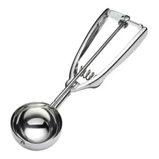 Colher C/ Ejetor Doces Brigadeiro Beijinho Sorvete 4 Cm 40gr Foto mini 1