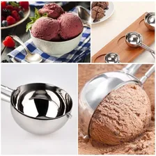 Colher C/ Ejetor Doces Brigadeiro Beijinho Sorvete 4 Cm 40gr Foto mini 3